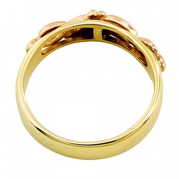9ct gold 2-tone Clogau Ring size Q